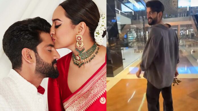 Sonakshi Sinha Shared His Husband Video With Sandal Wiral