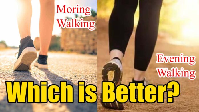 Which Time Is Better Walking for Healthy