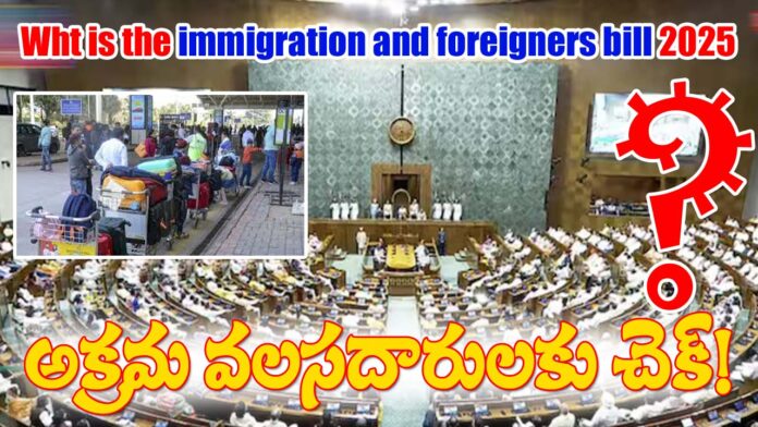 What is the immigration and foreigners bill 2025