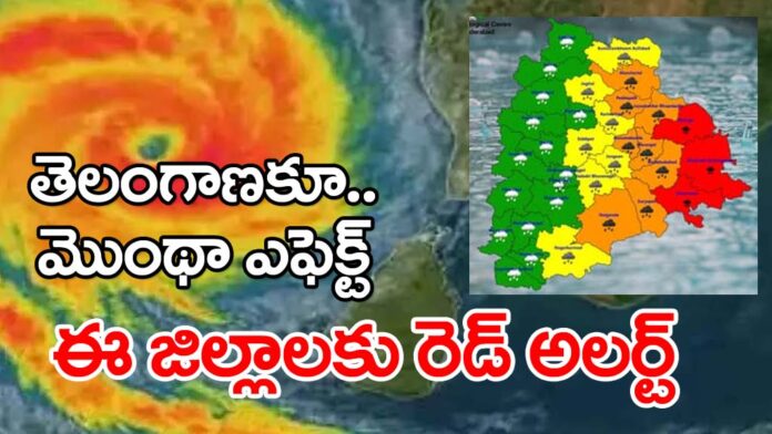 Montha Cyclone Effect To Telangana State Also