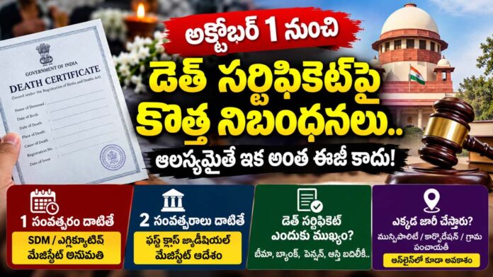 Death Certificate New Rules 2026